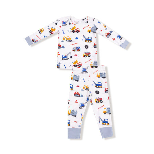 Crayon Construction Pajama Set