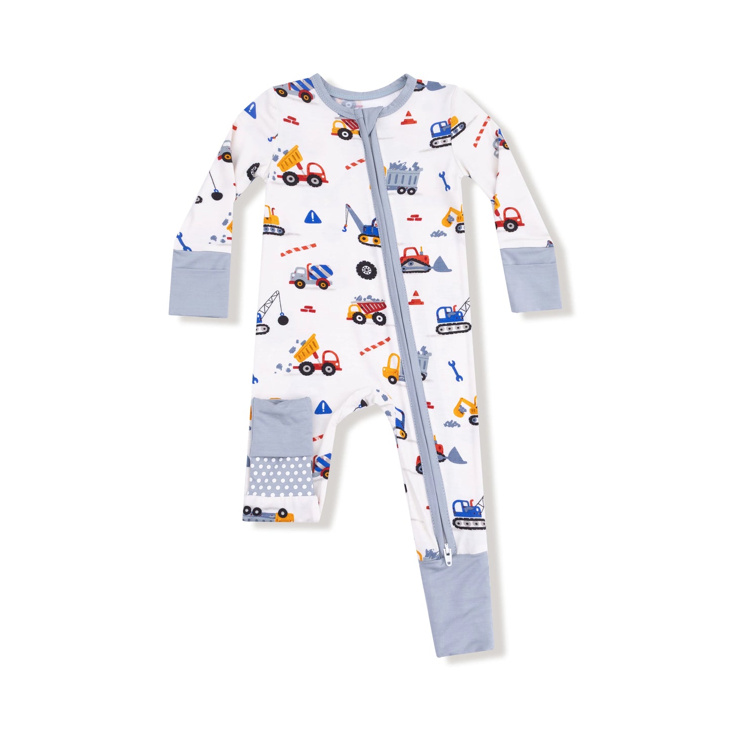 Crayon Construction Zipper Pajama