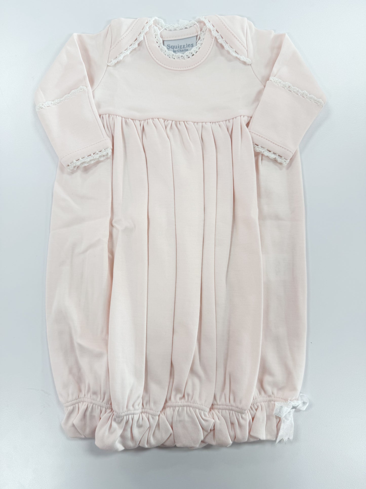 Pink Lap Shoulder Gown