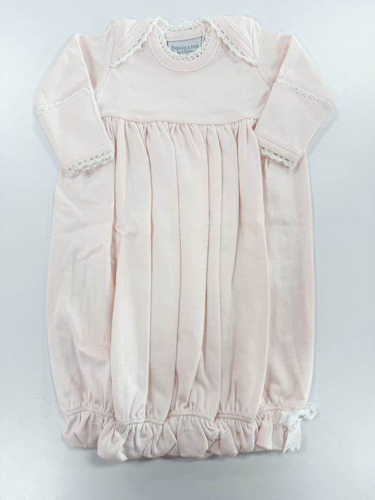 Pink Lap Shoulder Gown