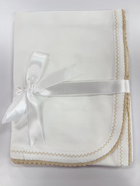 White Crochet Blanket