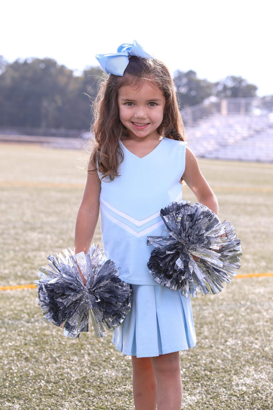 Powder Blue Cheerleading Set