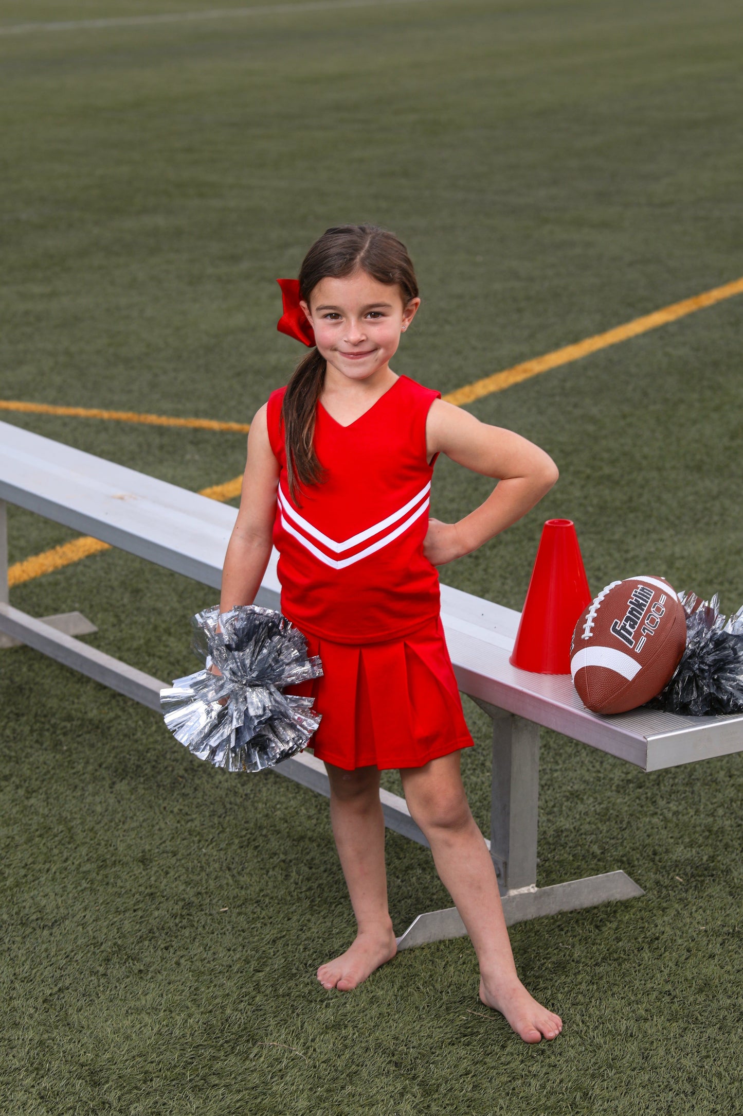 Red Cheerleading Set