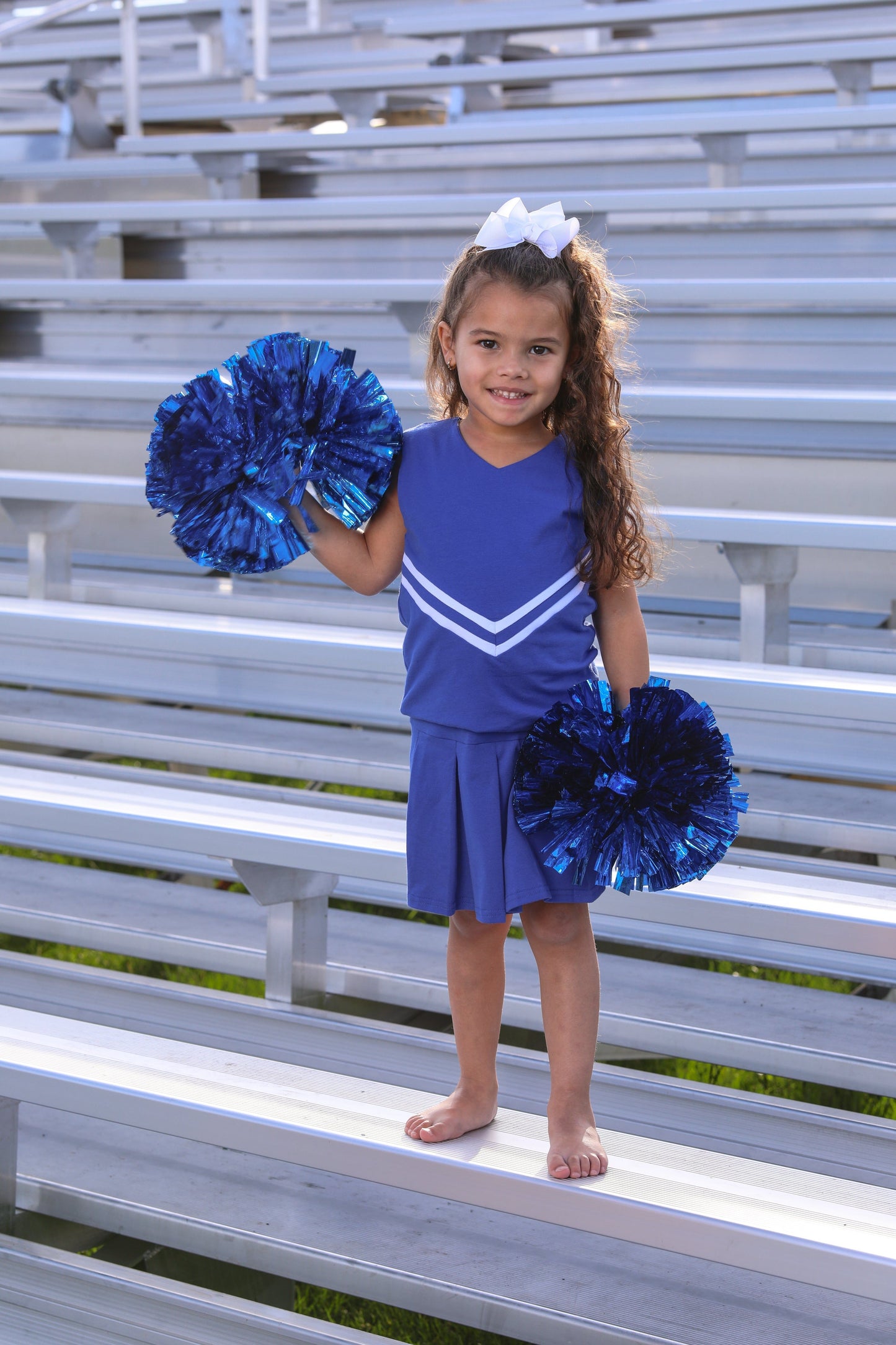 Royal Blue Cheerleading Set