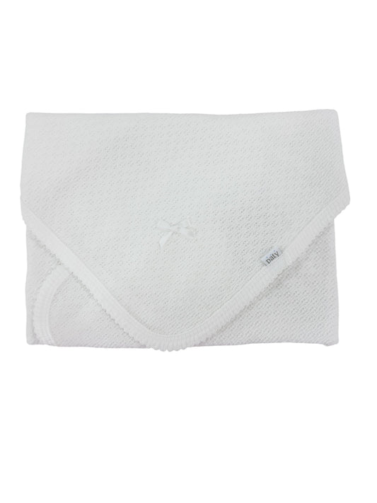 White Receiving Blanket