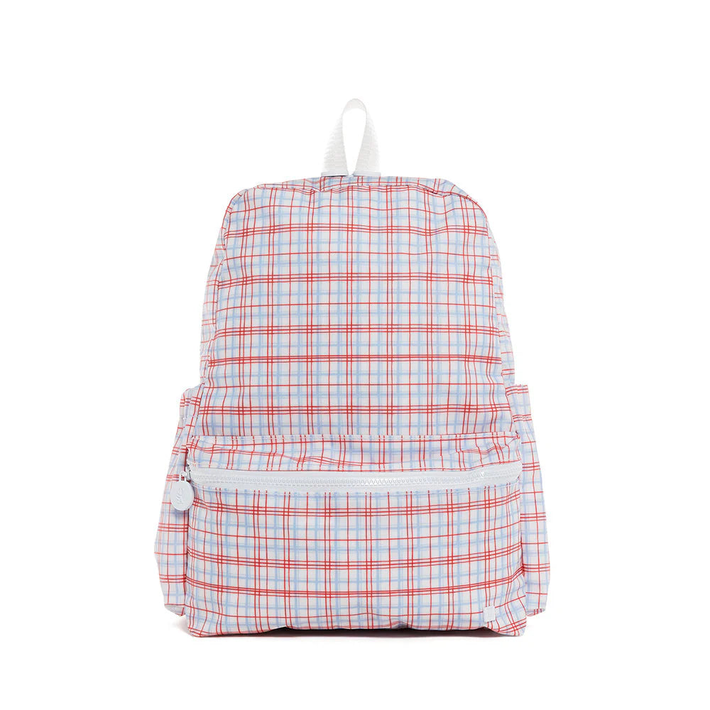 Backpacker- Classic Plaid Red