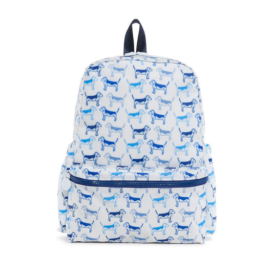 Backpacker Backpack-Blue Puppy Love