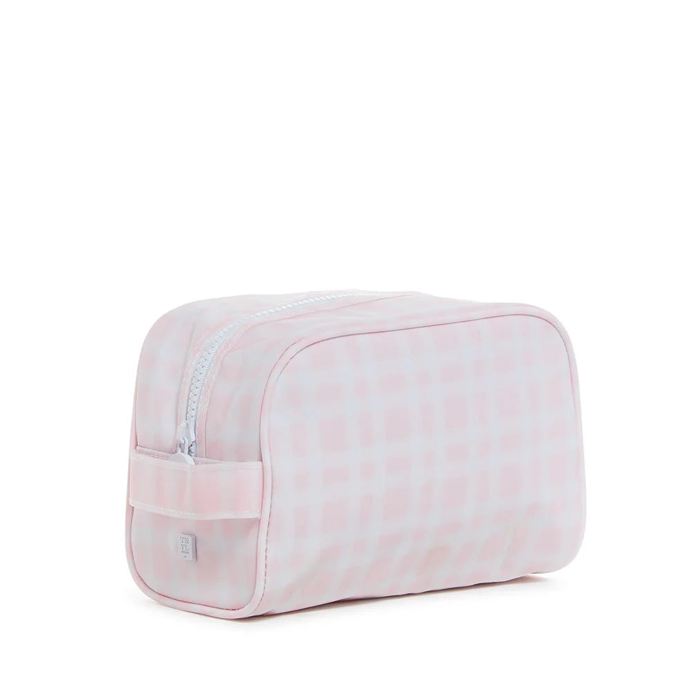 Stow It Dopp Bag-Pink Pimlico Plaid