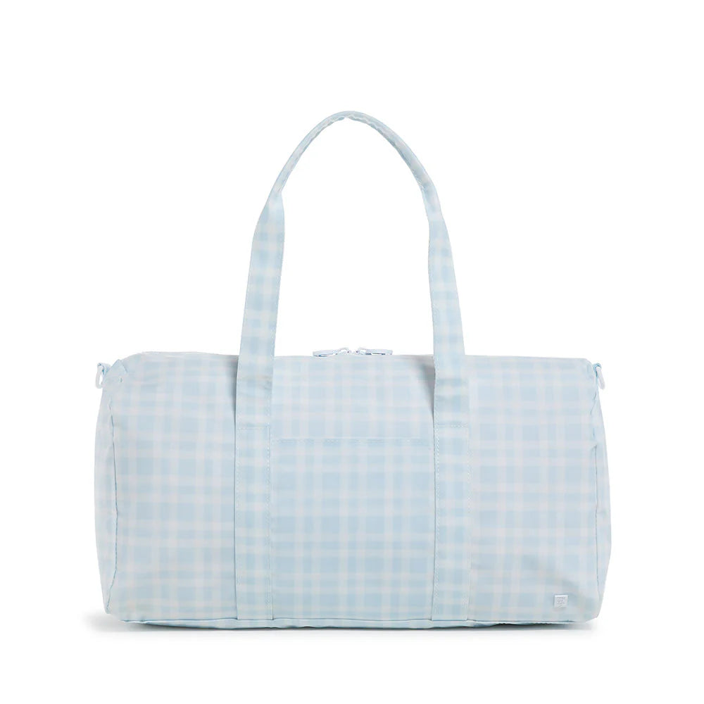 Weekender Duffle Bag-Blue Pimlico Plaid