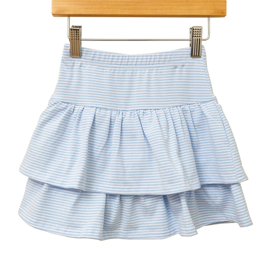 Rosemary Skort- Light Blue Stripe