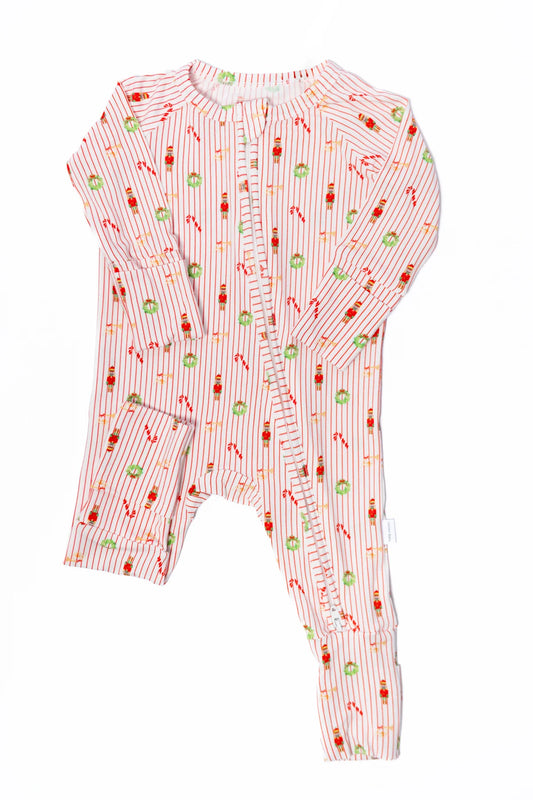 Unisex Christmas Nutcracker Sleep Romper