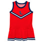 Ole Miss Rebels Red Sleeveless Cheerleader Dress
