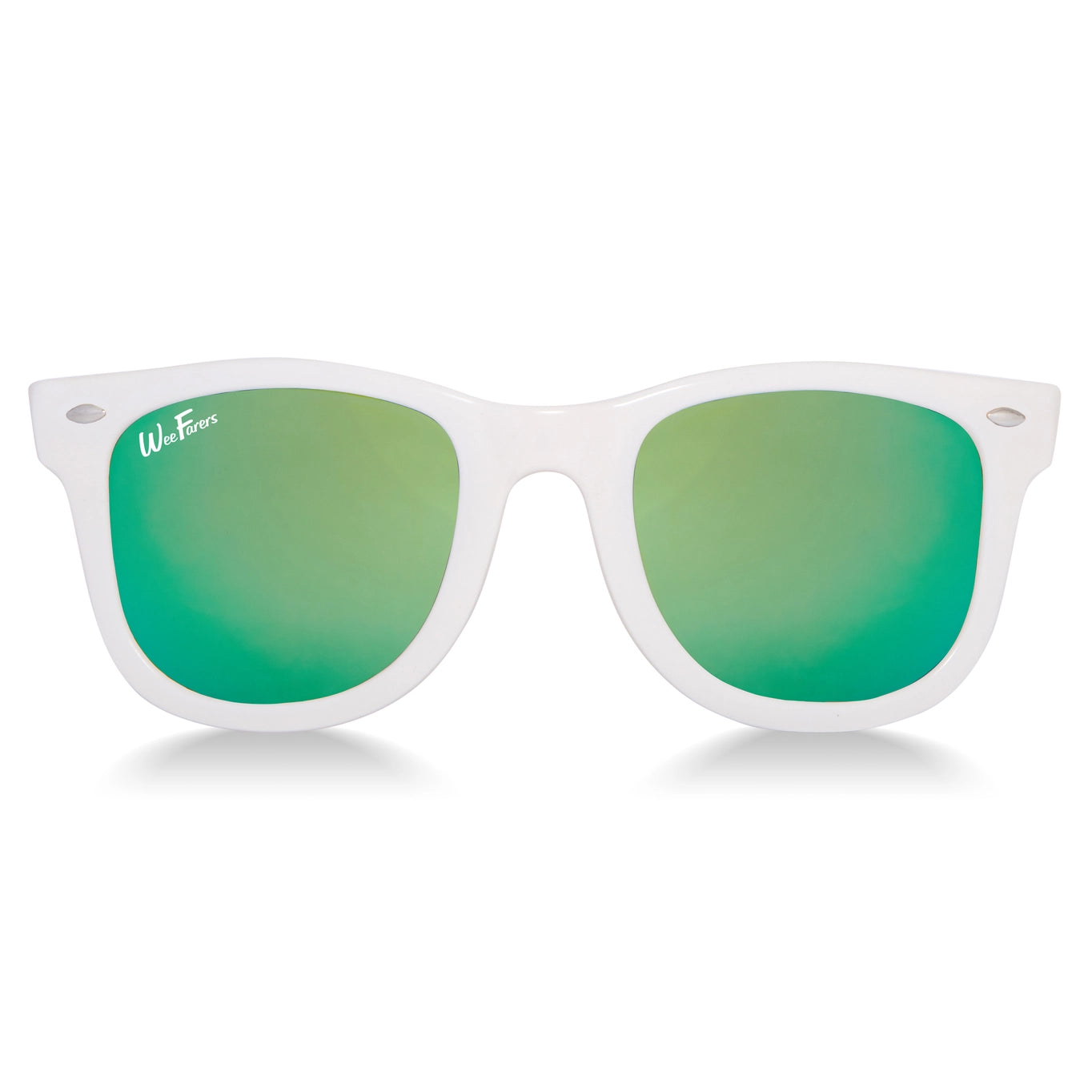 Polarized WeeFarers - White w/ Sea Green
