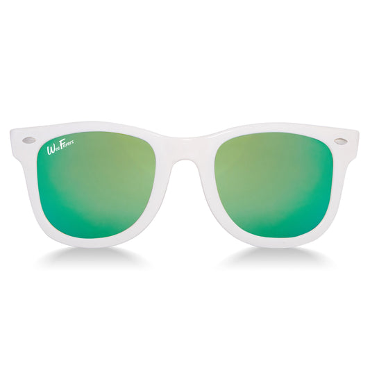 Polarized WeeFarers - White w/ Sea Green