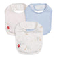 3 Pack White Serene Safari Bibs